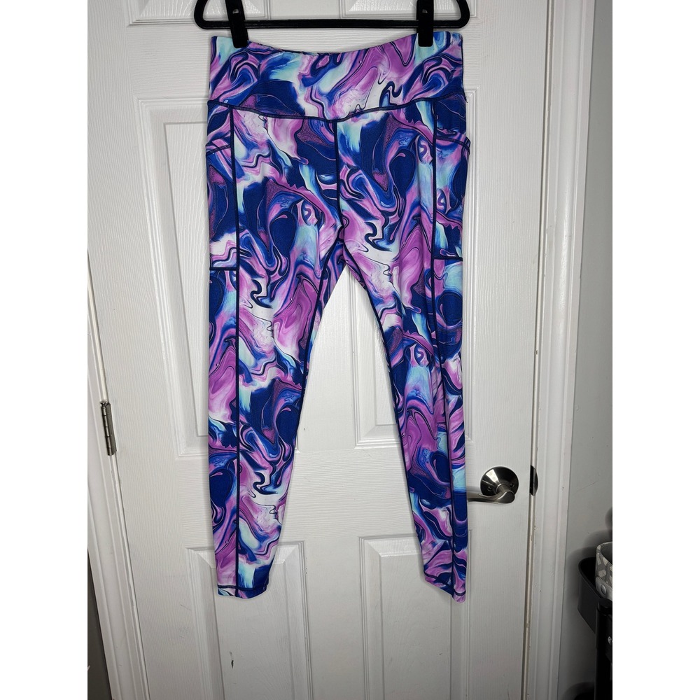 CONSTANTLY VARIED GEAR CVG NWOT‎ Pawlie Swirl Leggings Crossfit Squat Proof XL